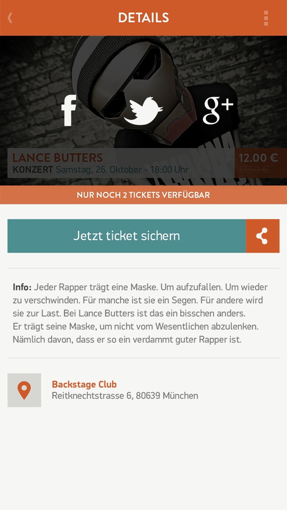 Tickethelden App-Screenshot 2