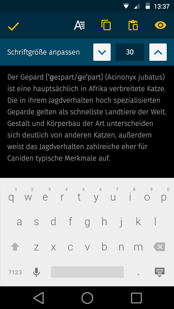 Cheatah App-Screenshot 5