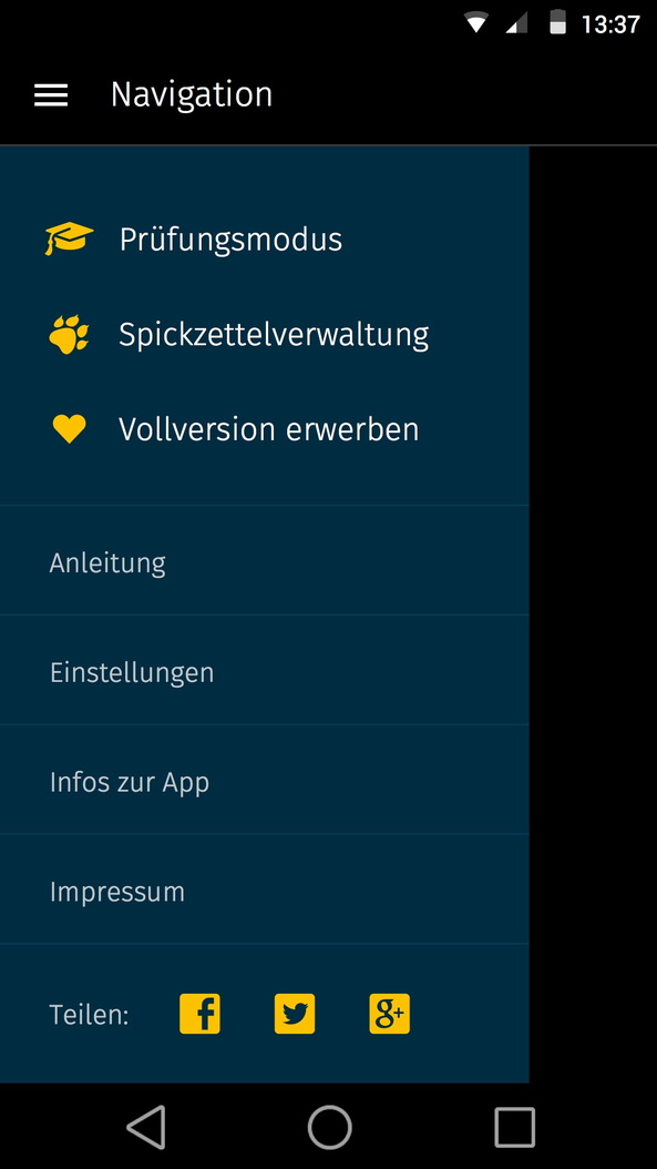 Cheatah App-Screenshot 2