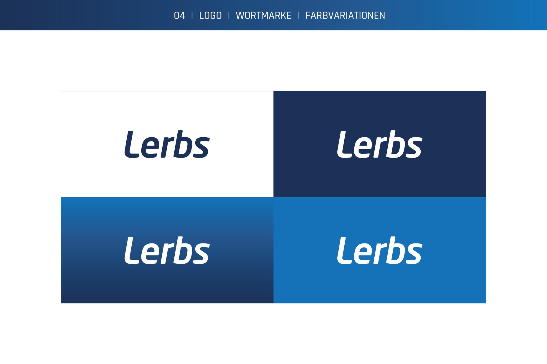 Logo I Wortmarke | Farbvariationen
