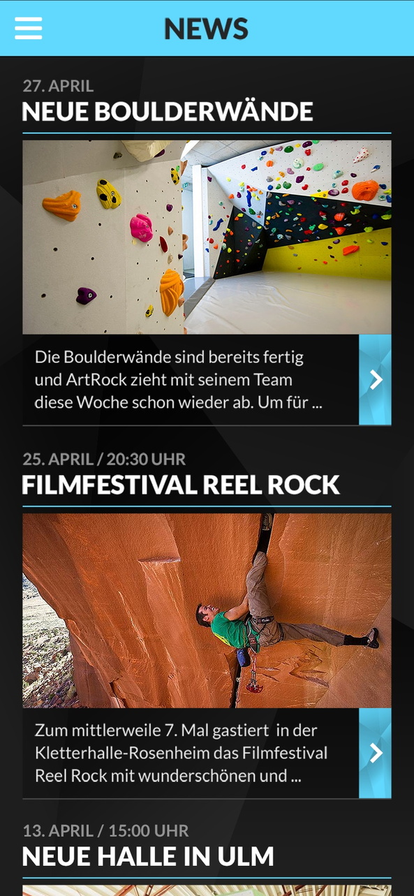 BoulderTime App-Screenshot 1