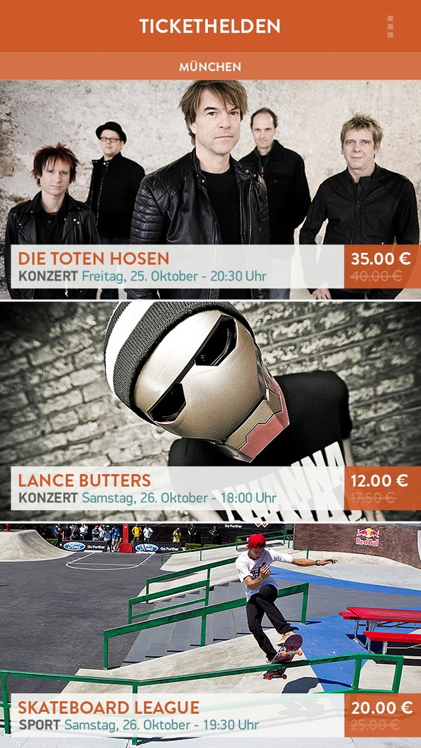 Tickethelden App-Screenshot 1